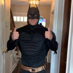 Brock Beagle as Batman. Creating Hammer Hands.